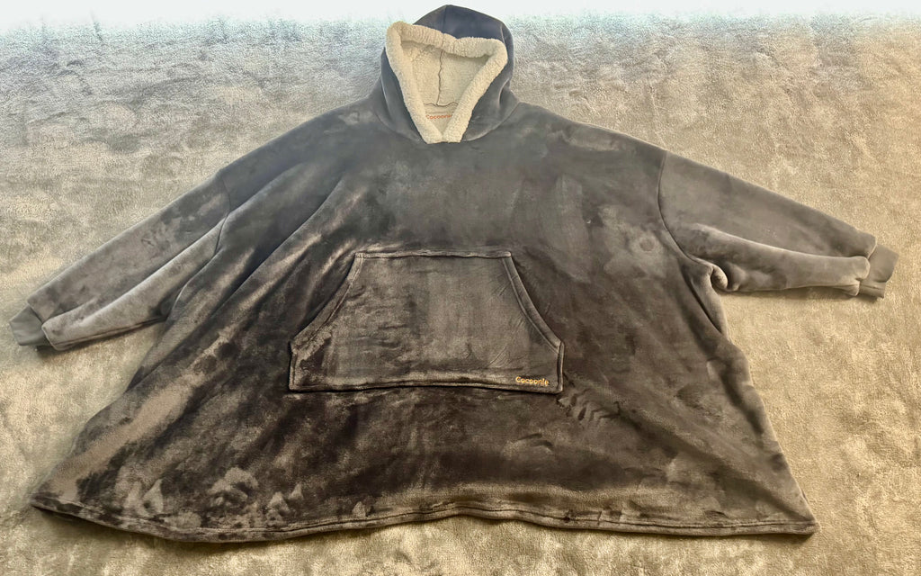 Cozy Wearable Blanket - Charcoal Edition