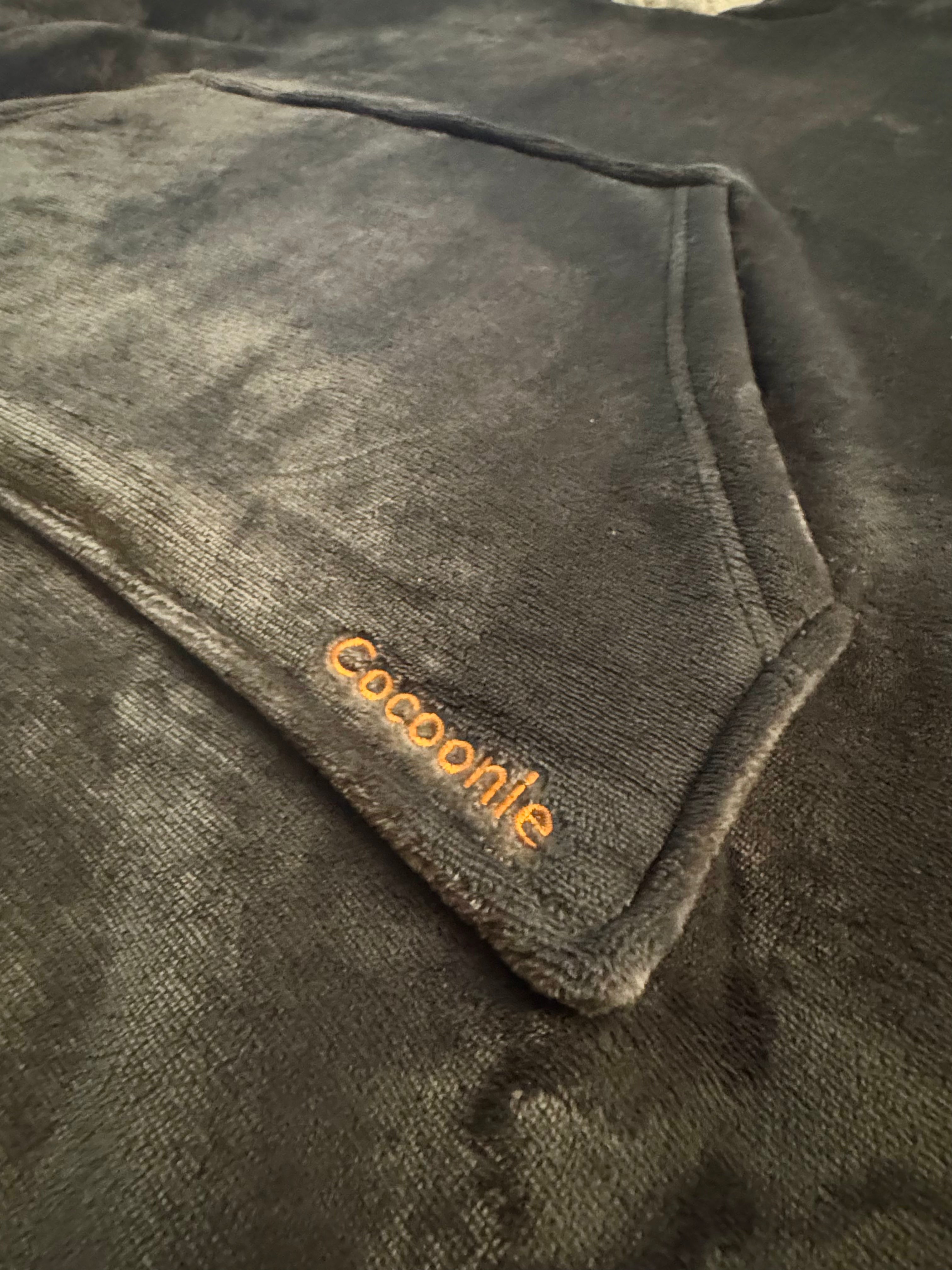 Cozy Wearable Blanket - Charcoal Edition